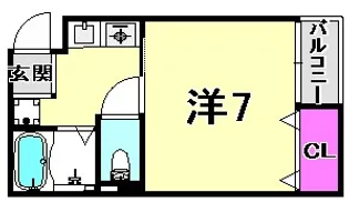 サンクレール2【5階】の間取り