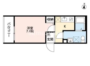 ヴィレッタ武庫之荘【1階】の間取り