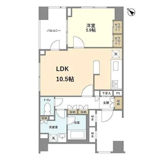 アルス中目黒ヴィルトレーテ【3階】の間取り