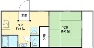 パナハイツ青谷【2階】の間取り