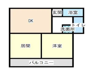 メゾンタンスイ【2階】の間取り