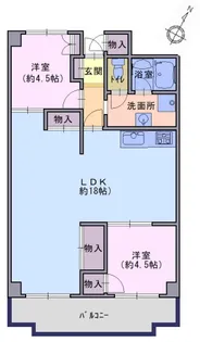兵庫県神戸市垂水区上高丸1丁目【マンション】の間取り
