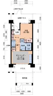 UR浜甲子園なぎさ街 31号棟【1階】の間取り