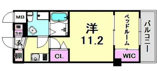 セレニテ甲子園II【4階】の間取り