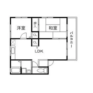 プリマベーラ芦屋【1階】の間取り