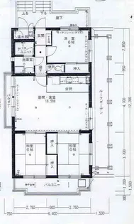ピュアハイツ高丸第2【6階】の間取り