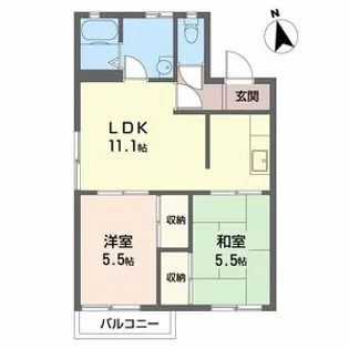 セフィラティA【2階】の間取り