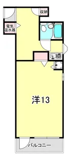大阪府大阪市西区南堀江1丁目【マンション】の間取り