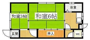 第一富士荘【1階】の間取り