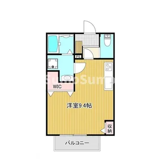ラシーネ若宮【2階】の間取り