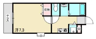 コンフォートカナヤ【2階】の間取り