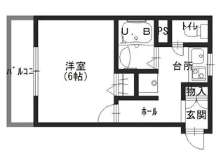 兵庫県西宮市相生町【アパート】の間取り