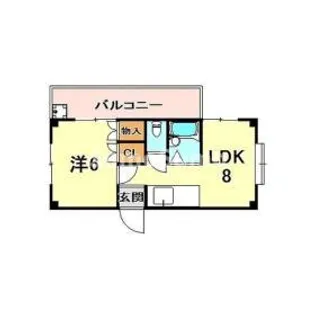 フォーライフ御影【3階】の間取り