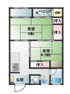 光南荘マンション【3階】の間取り