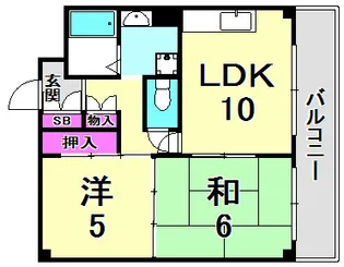 ピンリーブルⅡ【1階】の間取り