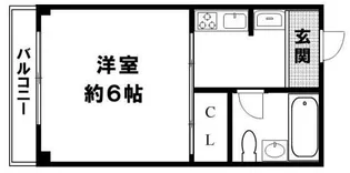 山手ダイヤハイツB棟【9階】の間取り