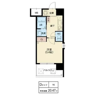 兵庫県神戸市中央区下山手通9丁目【マンション】の間取り