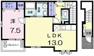 グランシエロの間取り