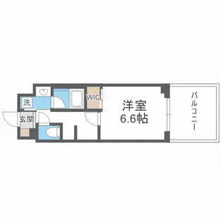 大阪府大阪市中央区常盤町2丁目【マンション】の間取り