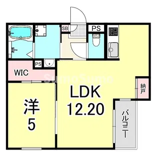 REGALEST武庫川#Four【3階】の間取り