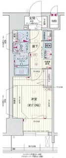 大阪府大阪市中央区北久宝寺町1丁目【マンション】の間取り