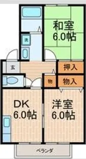 イルマーレ須磨浦【2階】の間取り