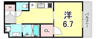 甲子園ガーデンズ【3階】の間取り