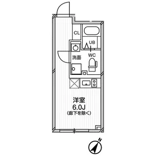 EXAM中目黒Ⅱ【4階】の間取り