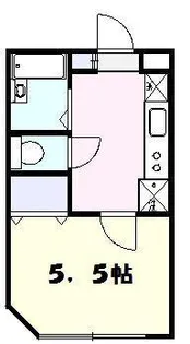 ホワイトヴィラ碑文谷【2階】の間取り