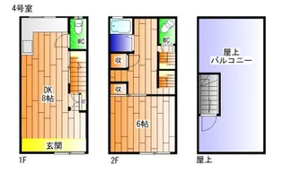 菊池アパートの間取り