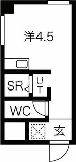 深江本町マンション【5階】の間取り