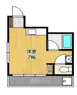 シップスビル【5階】の間取り