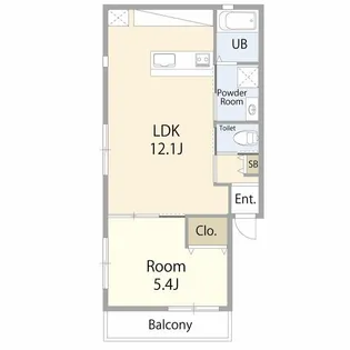 KARIN明石南【2階】の間取り