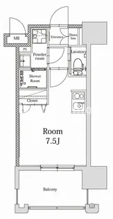 エンクレストALIVE白金【9階】の間取り