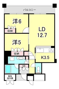 ジオタワー西宮北口【20階】の間取り