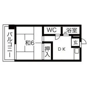 グリーンマンション【1階】の間取り