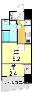 兵庫県神戸市兵庫区西出町【マンション】の間取り