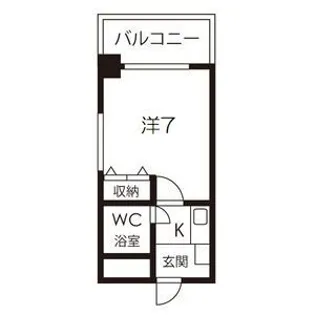 ホーユウコンフォルト春日野道【8階】の間取り