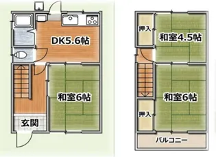 兵庫県明石市明南町2丁目【一戸建】の間取り