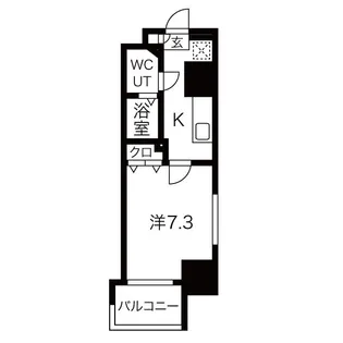 兵庫県神戸市兵庫区佐比江町【マンション】の間取り