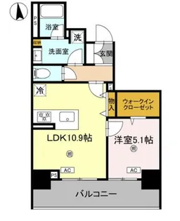 LAZO内久宝寺【6階】の間取り
