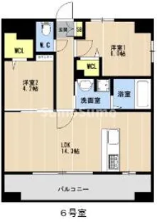 KL東比恵II【2階】の間取り
