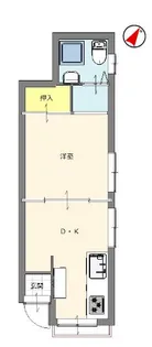 グリーンマンション【1階】の間取り