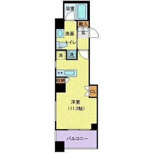 メゾンビスタ渋谷宇田川【5階】の間取り