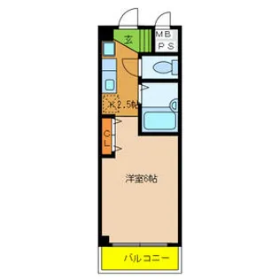 スペラーレ御影【2階】の間取り