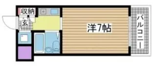 1Kの間取り画像