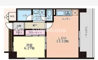 大阪府大阪市浪速区幸町3丁目【マンション】の間取り