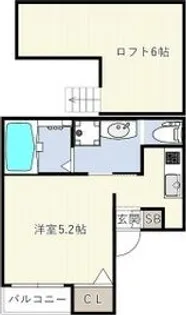 1Rの間取り画像