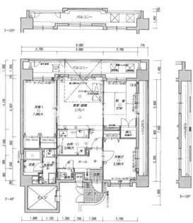 アンピール六本松【11階】の間取り