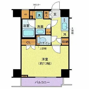 ガリシア用賀【2階】の間取り